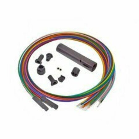 SWE-TECH 3C 12-Fiber Distribution Break-Out Kit, 2mm Color Coded 40 inch Tubing, Accepts 900um FWT15F3-02212